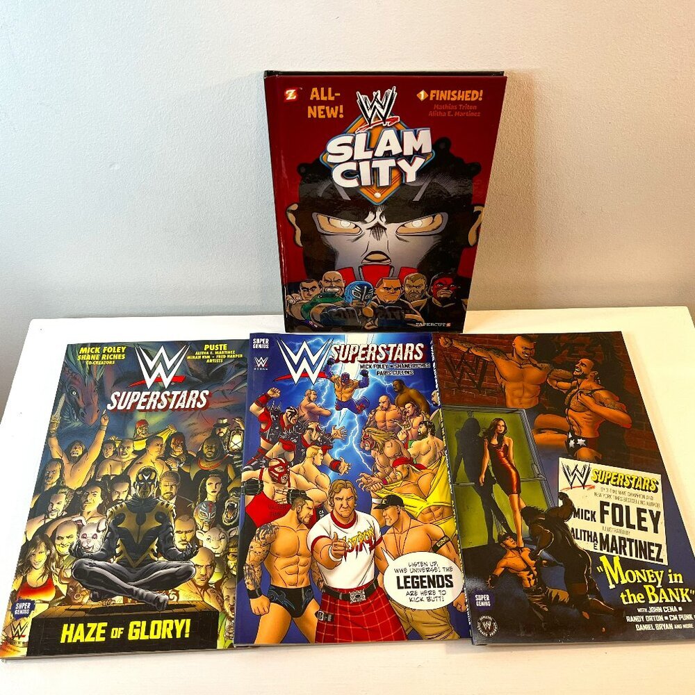Lot of WWE Wrestling Graphic Novels / Comics - Brand new!